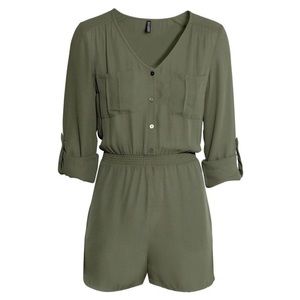 ❗️SOLD ❗️H&M olive green romper